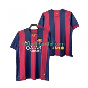 Herre Fotballdrakter FC Barcelona 2014 2015 Hjemme Retro Kortermet